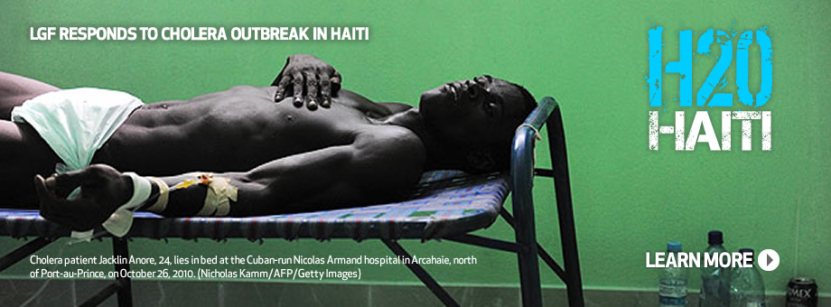 LGF respond to cholera outbreak in Haiti